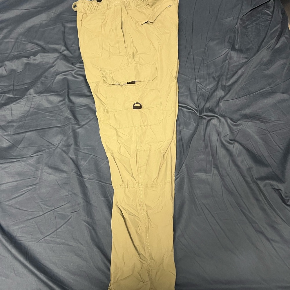 H&M Tan Cargo Pants Straight Leg Utility